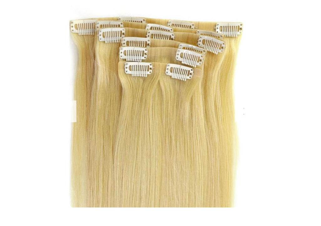 613 Straight-seamless clip in extensions