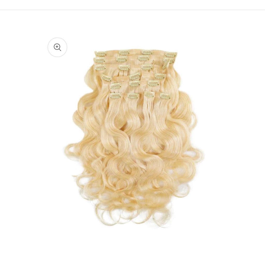 613 Straight-seamless clip in extensions